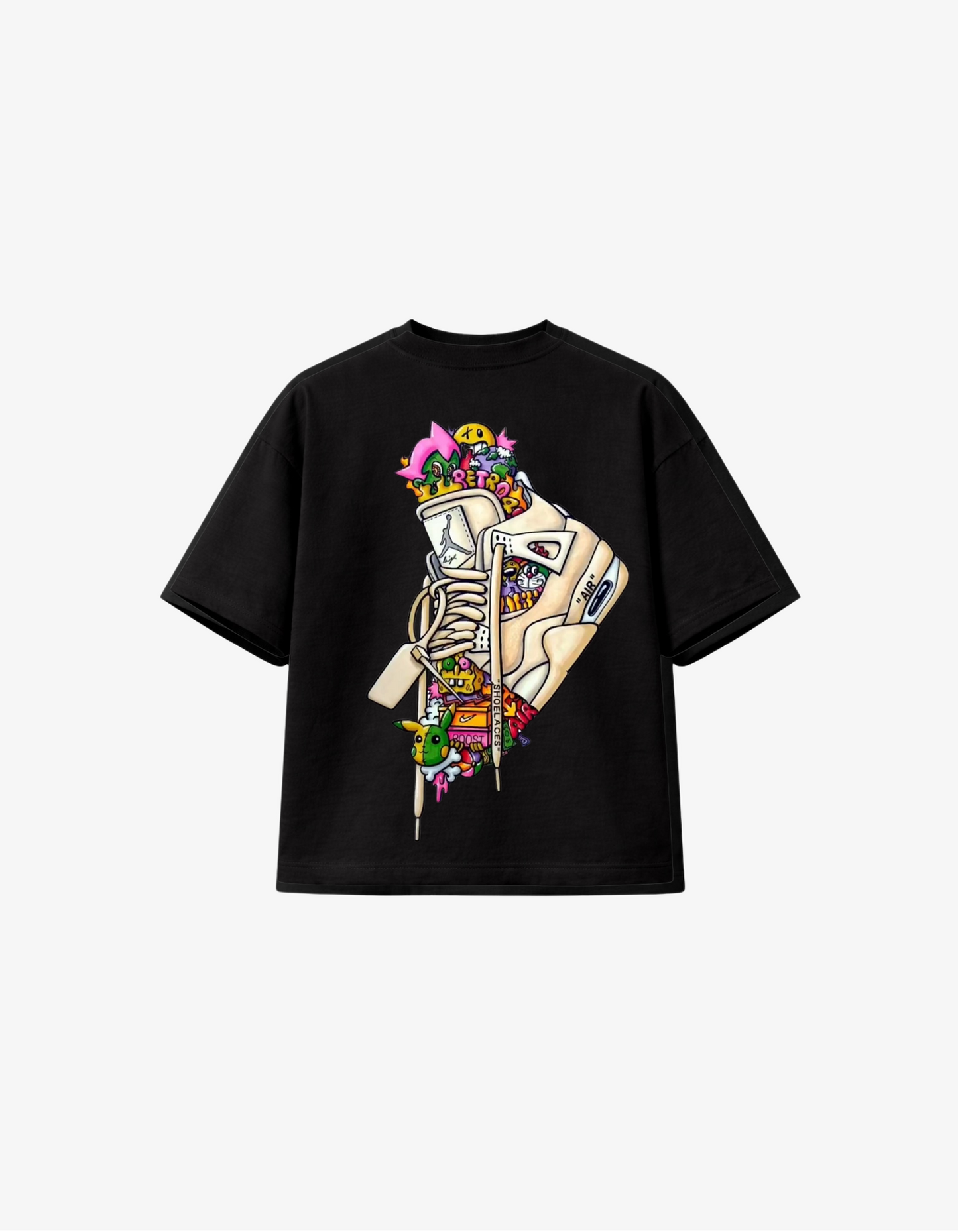 Streetwear Sneaker Graffiti Graphic Tee