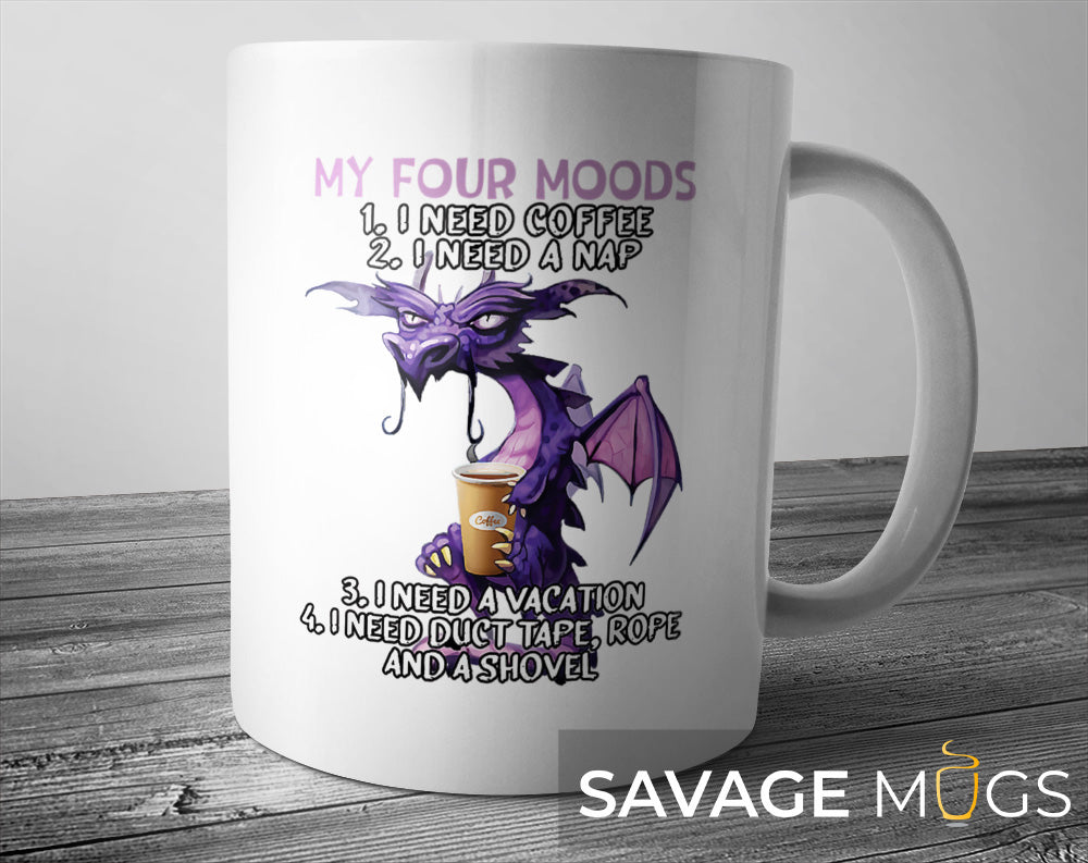 My Four Moods Dragon Mug