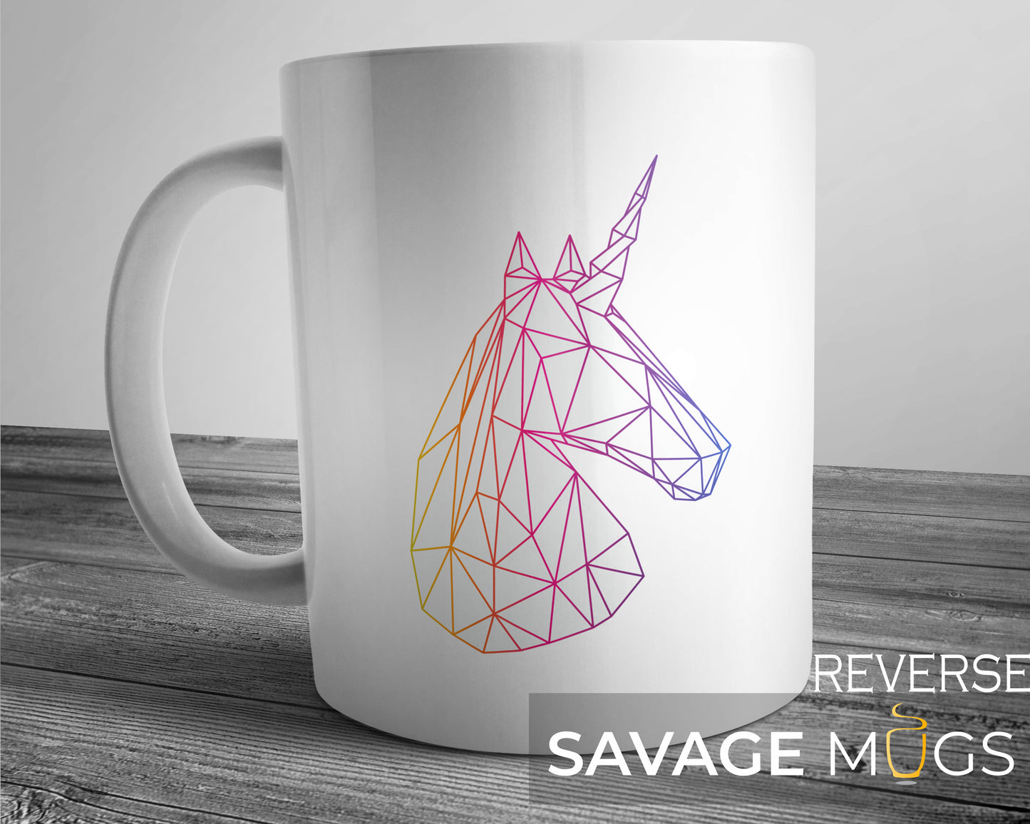 Geometric Unicorn Mug