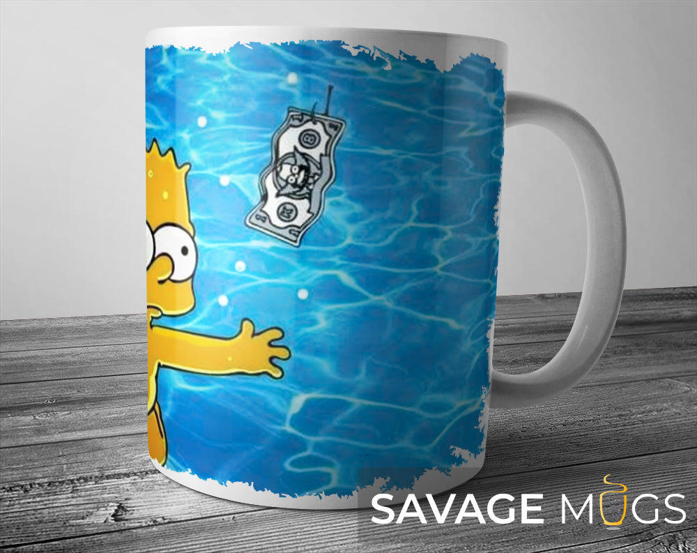 Bart Simpson Inspired Mug
