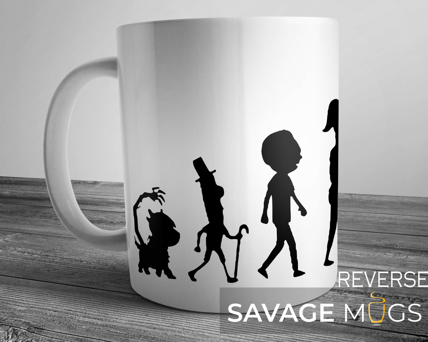 Rick and Morty Portal Evolution Mug