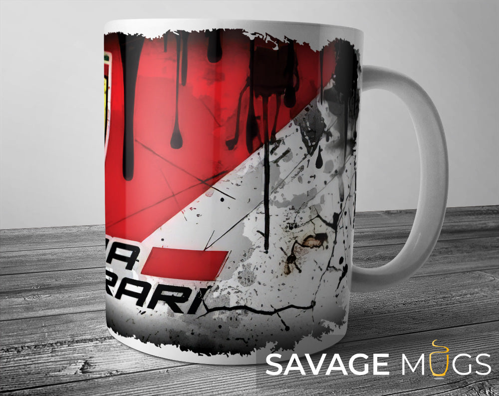 Scuderia Ferrari Grunge Mug
