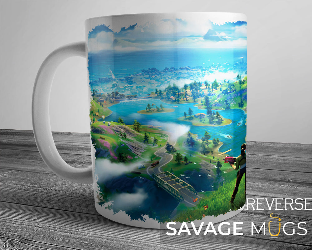 Fortnite Island Map Mug