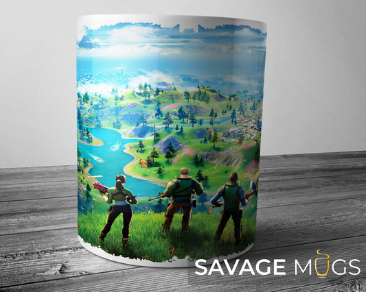 Fortnite Island Map Mug