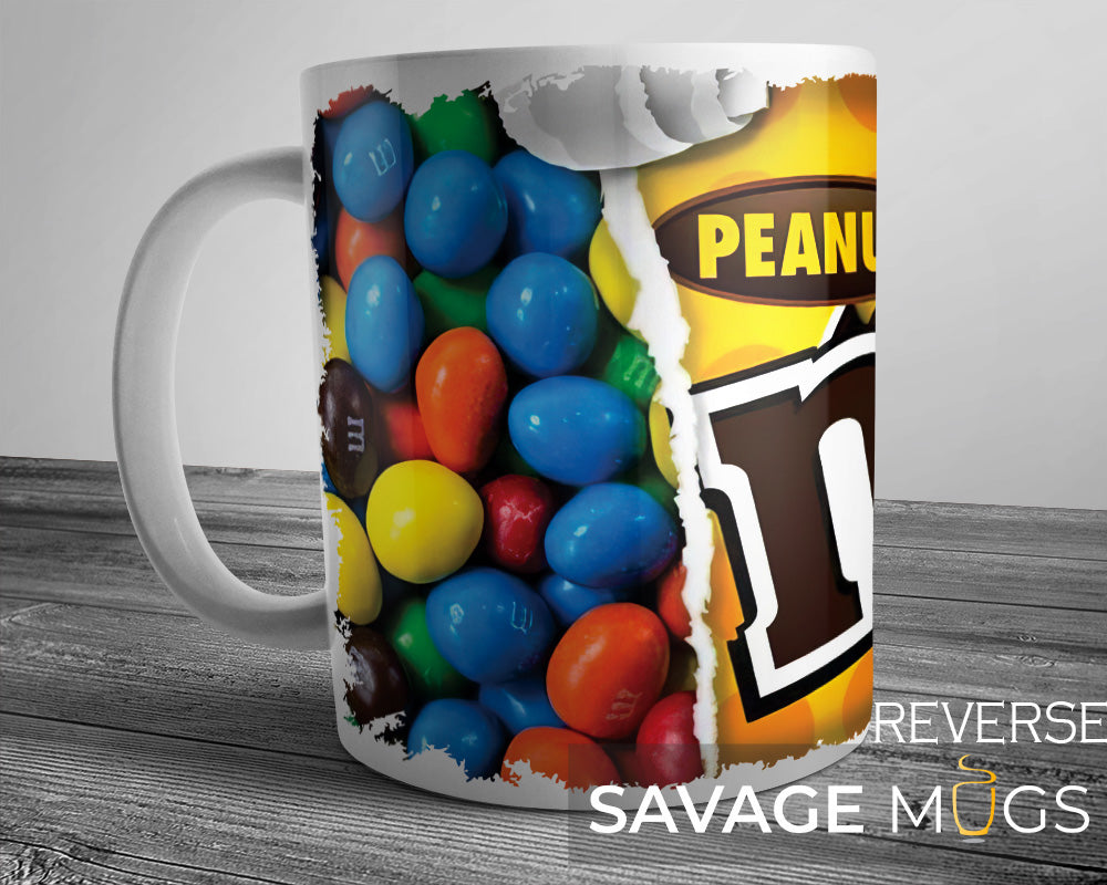 M&M Style Chocolate Mug