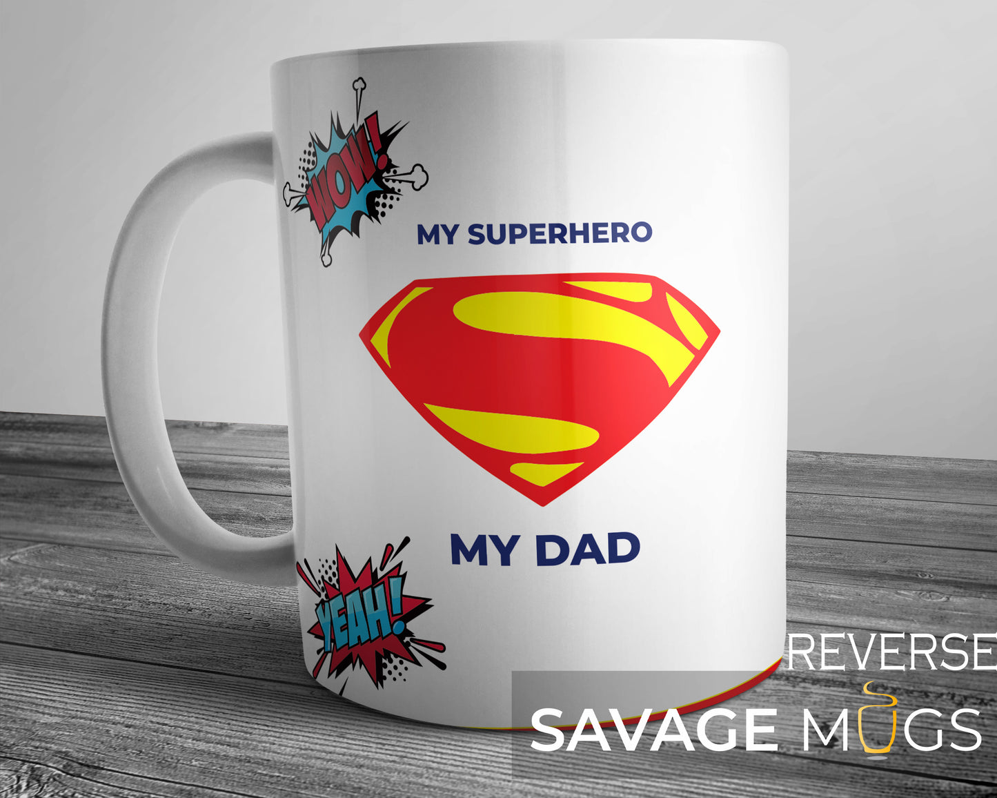 My Superhero My Dad Mug
