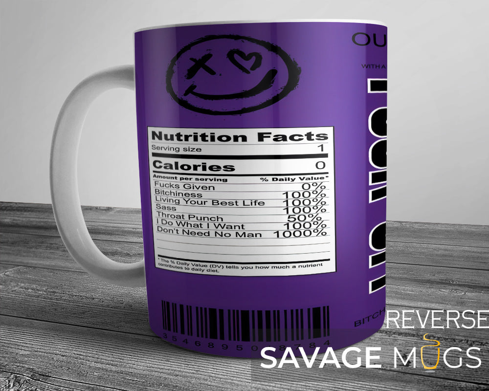 Out My Face Grape Mug