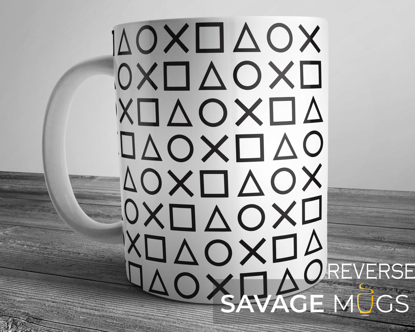 PlayStation Controller Symbols Mug