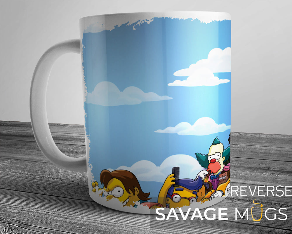The Simpsons Cartoon Family Inspired Mug