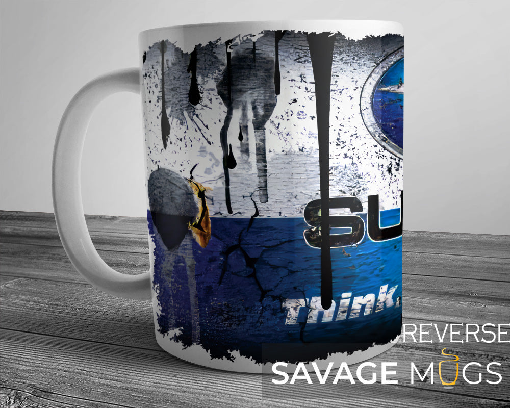 Subaru Grunge Mug